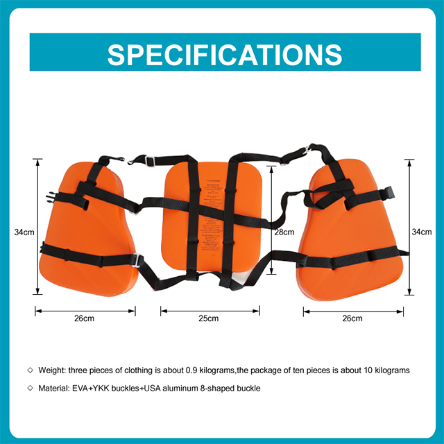 Lifejacket المستخدمة في الحياة لتوفير البحارة والركاب على أوعية متن الطائرة تبحر على ساحل البحر والحي